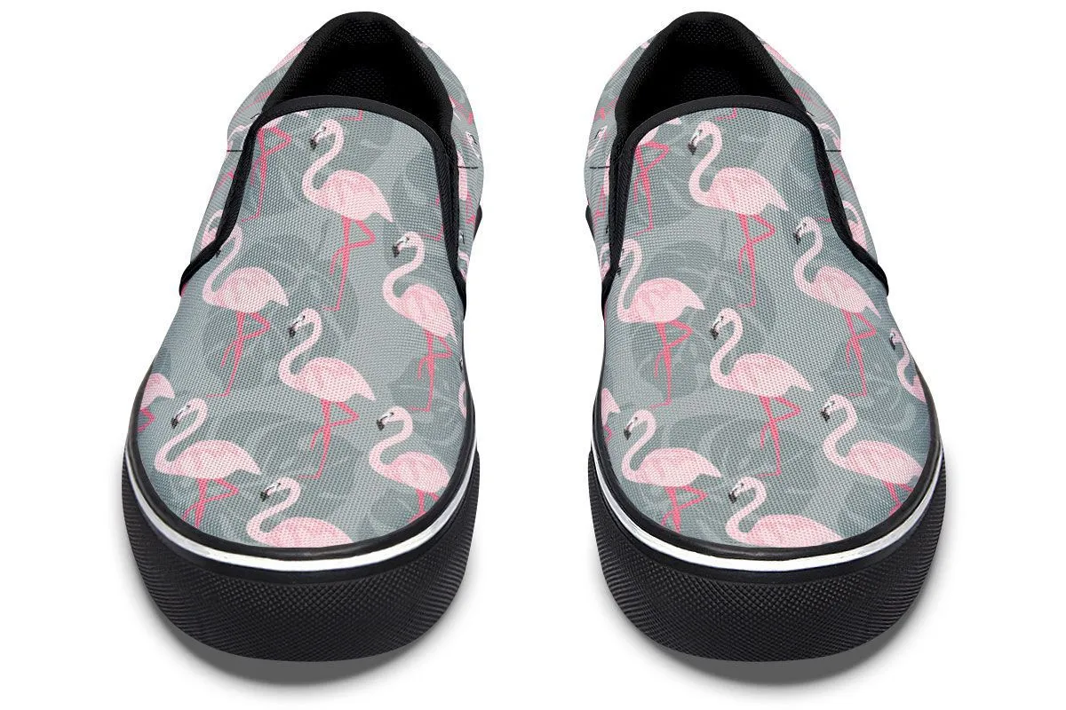 Fancy Flamingos Slip-On Shoes