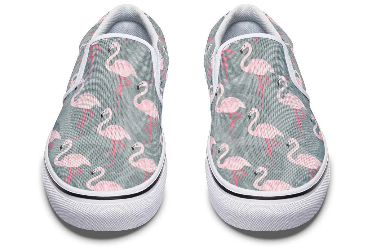 Fancy Flamingos Slip-On Shoes