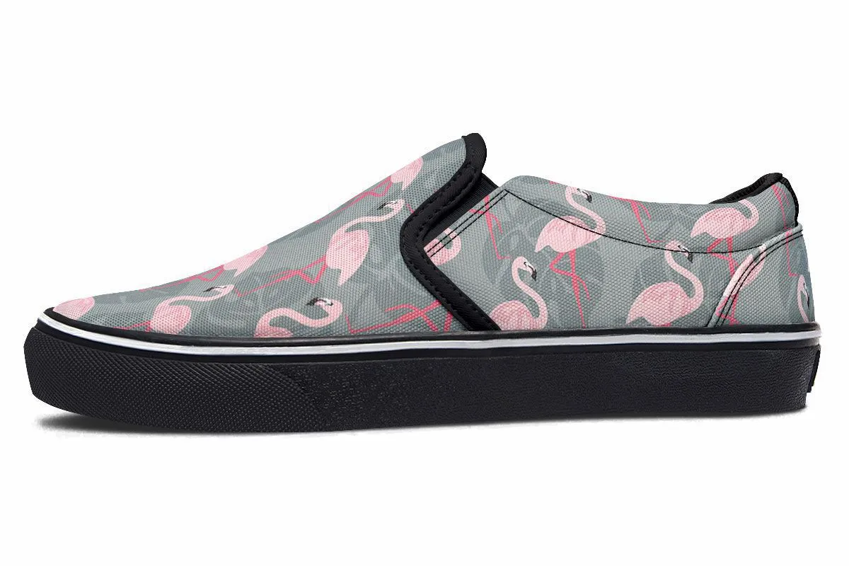 Fancy Flamingos Slip-On Shoes