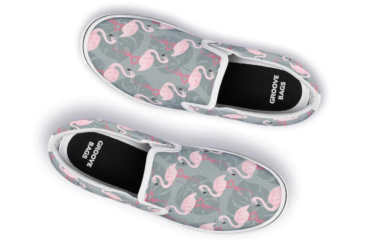 Fancy Flamingos Slip-On Shoes