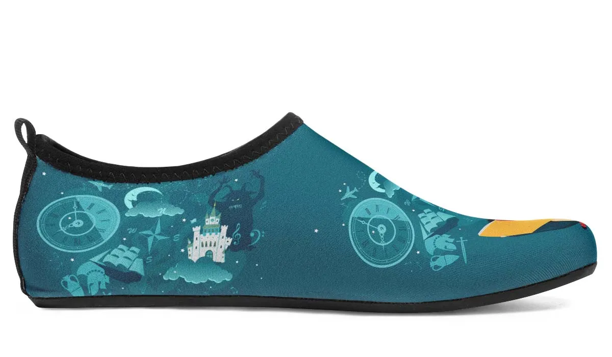 Fantasy Reading Aqua Barefoot Shoes
