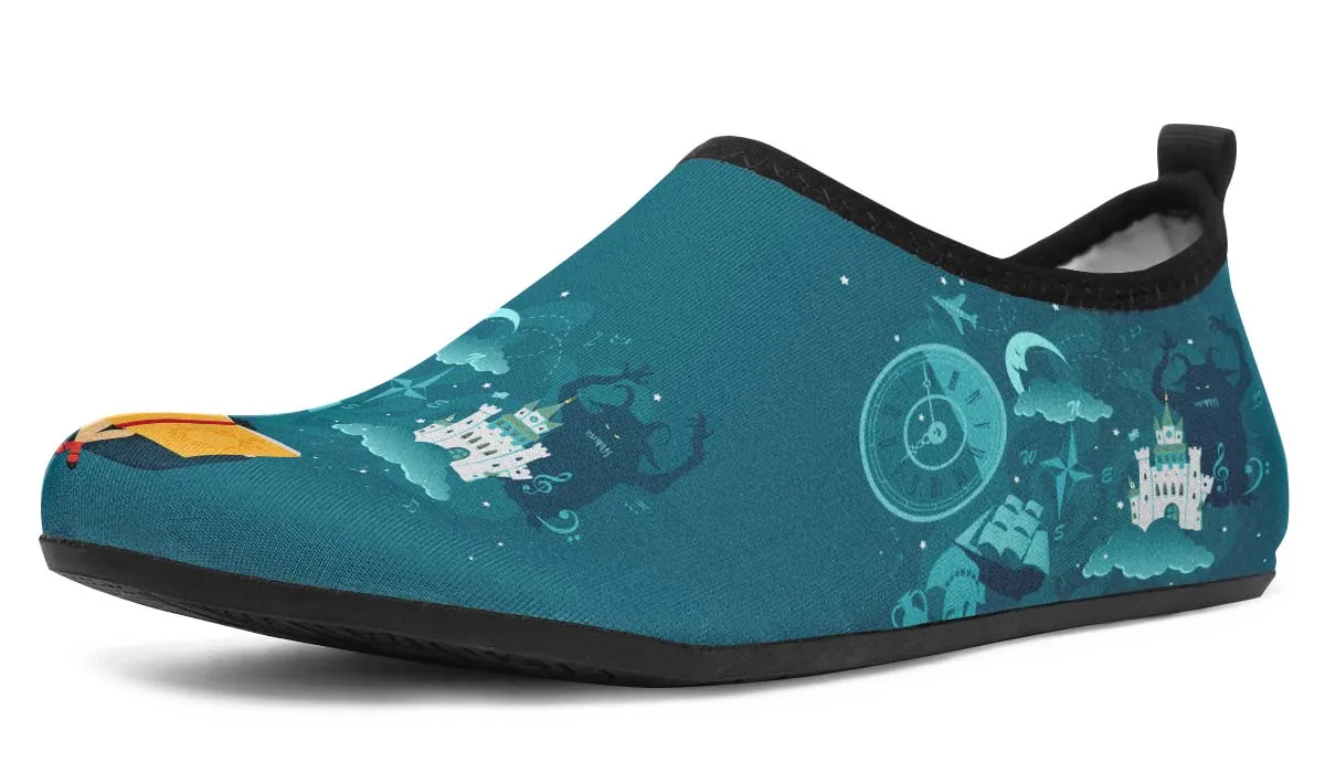 Fantasy Reading Aqua Barefoot Shoes
