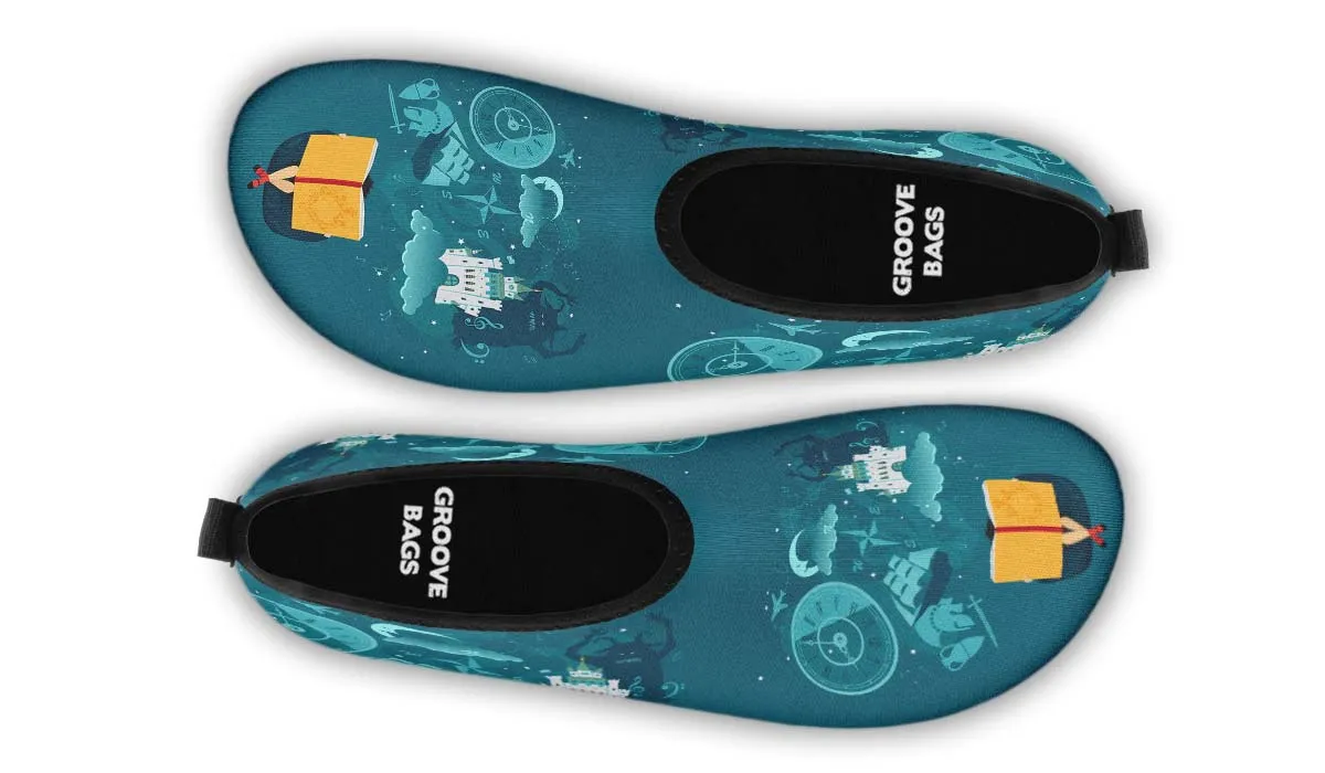 Fantasy Reading Aqua Barefoot Shoes