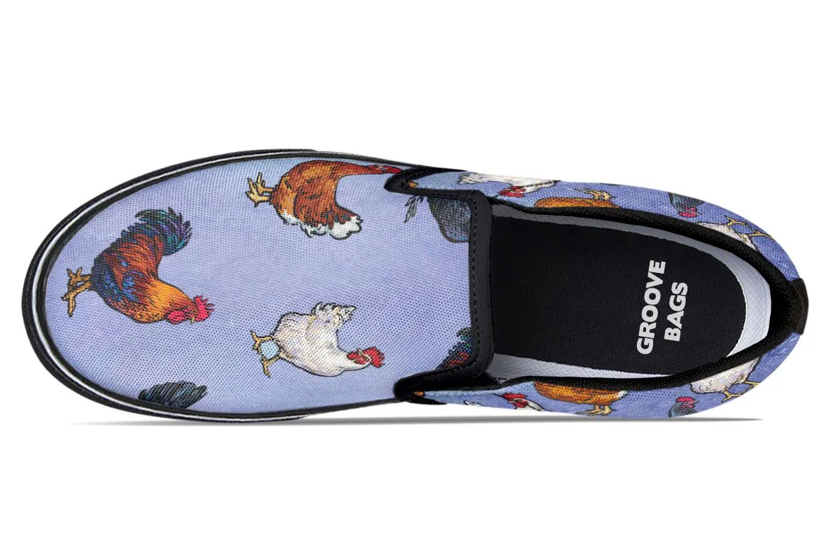 Farm Chicken Slip-On Shoes