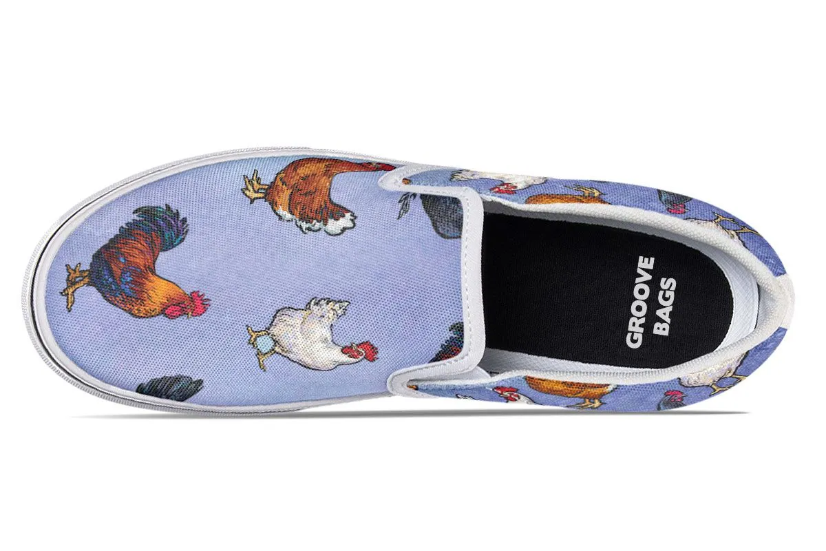 Farm Chicken Slip-On Shoes