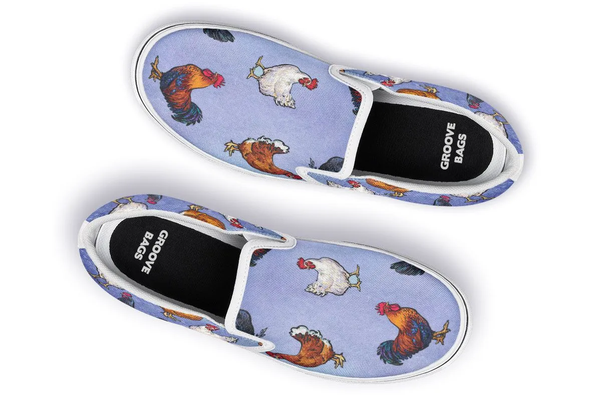 Farm Chicken Slip-On Shoes