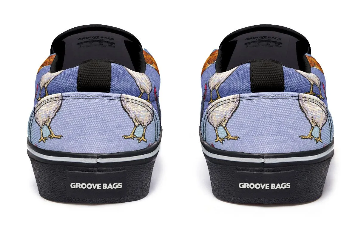 Farm Chicken Slip-On Shoes