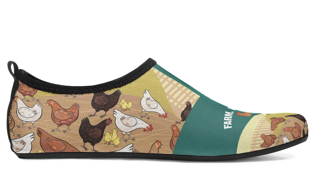 Farm Repeat Aqua Barefoot Shoes