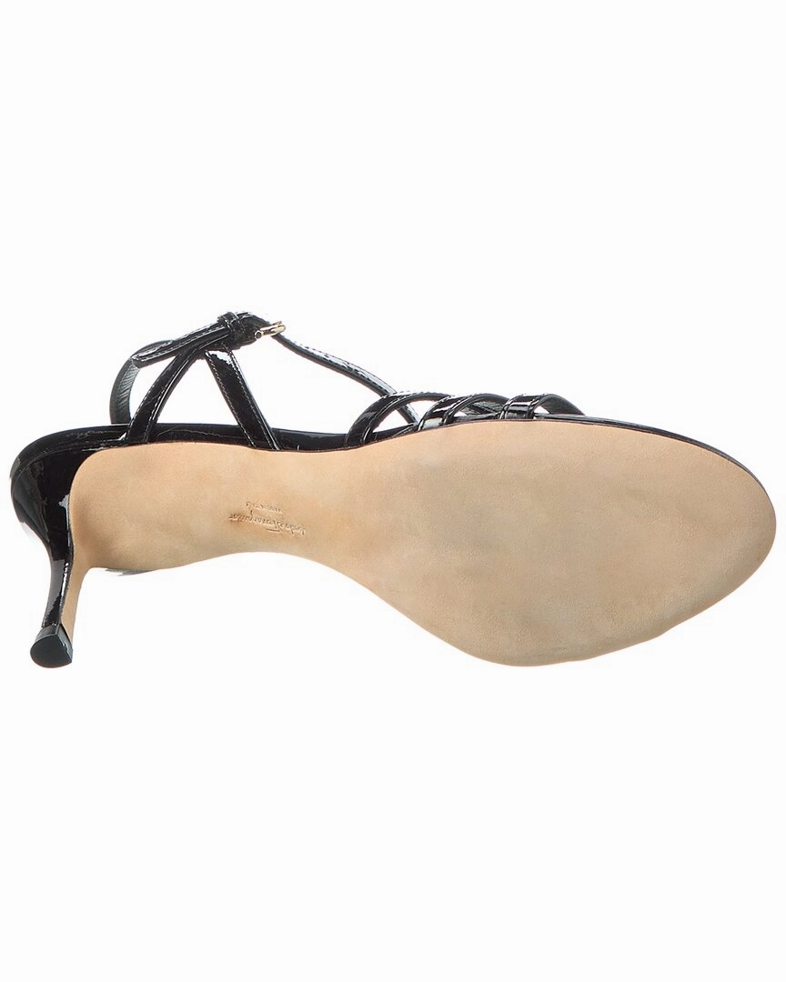 Ferragamo Idwige 70 Leather Sandal