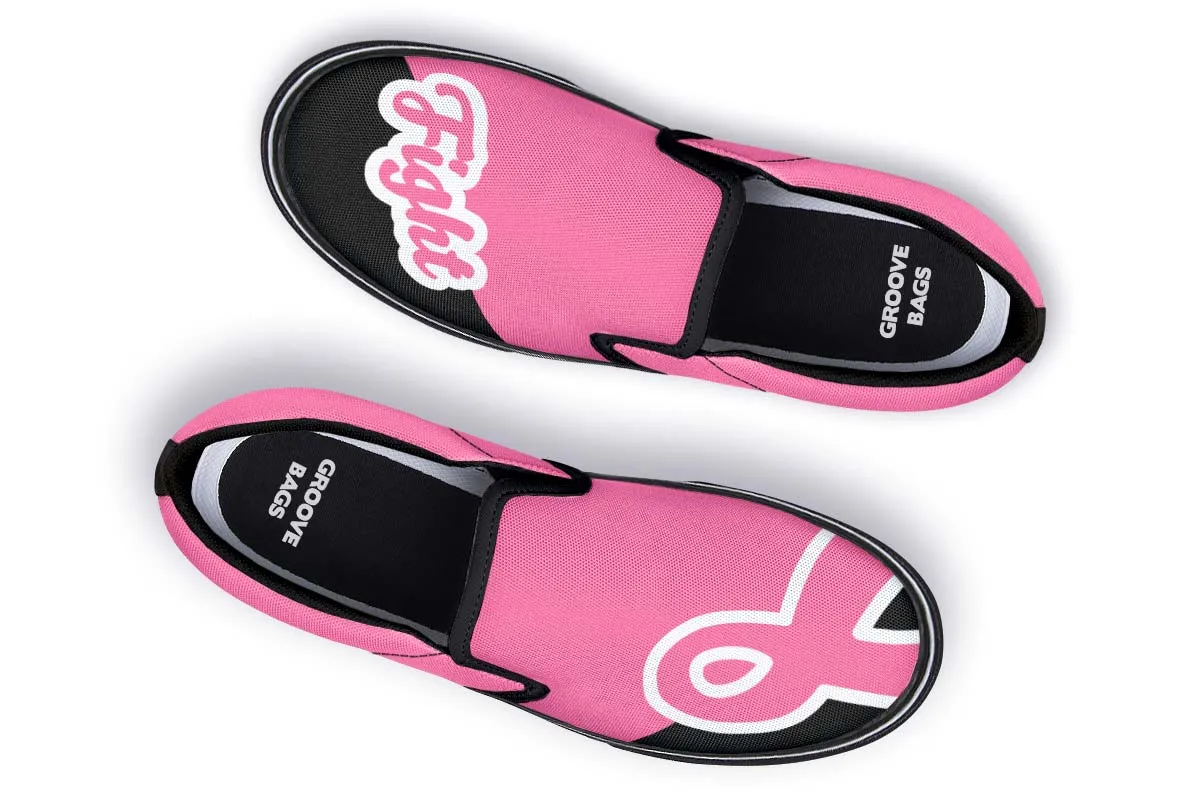 Fight Breast Cancer Slip-On Shoes