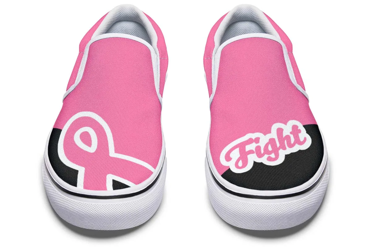 Fight Breast Cancer Slip-On Shoes