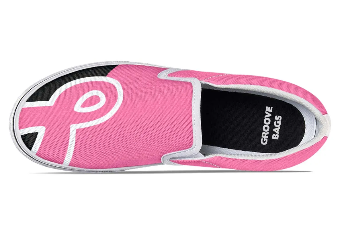 Fight Breast Cancer Slip-On Shoes