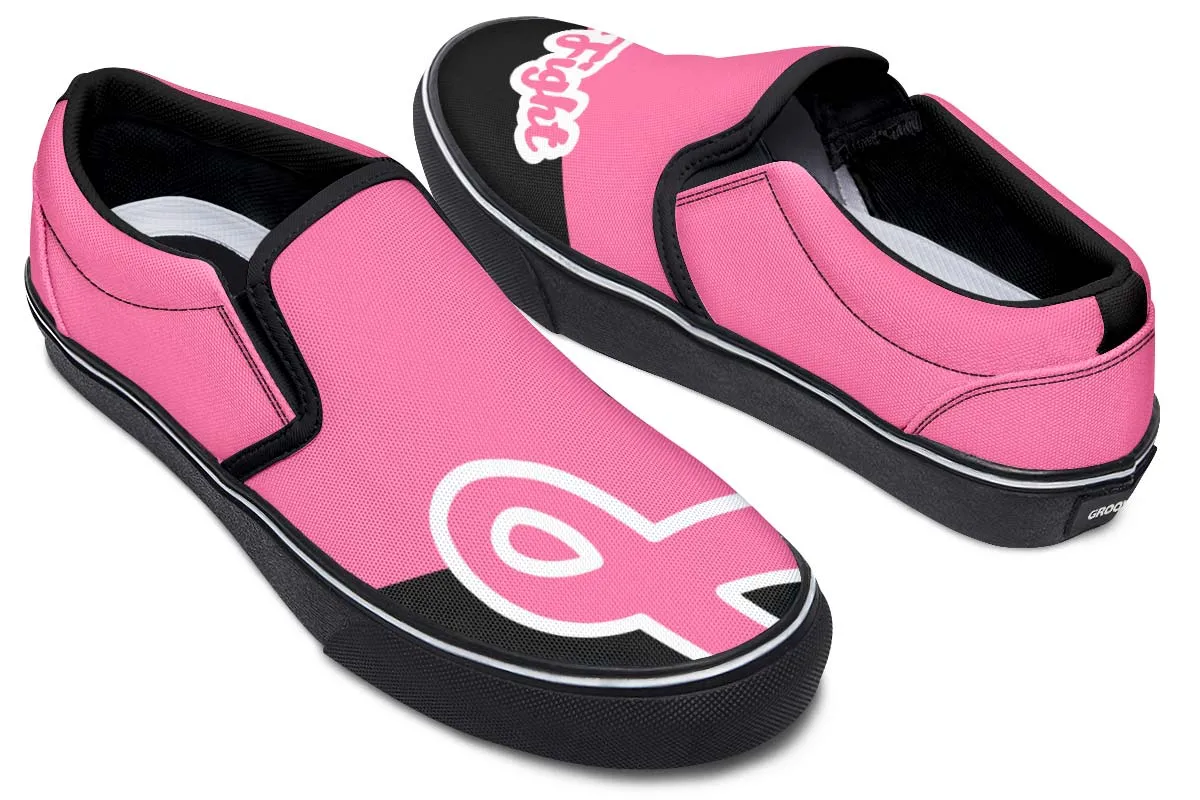 Fight Breast Cancer Slip-On Shoes