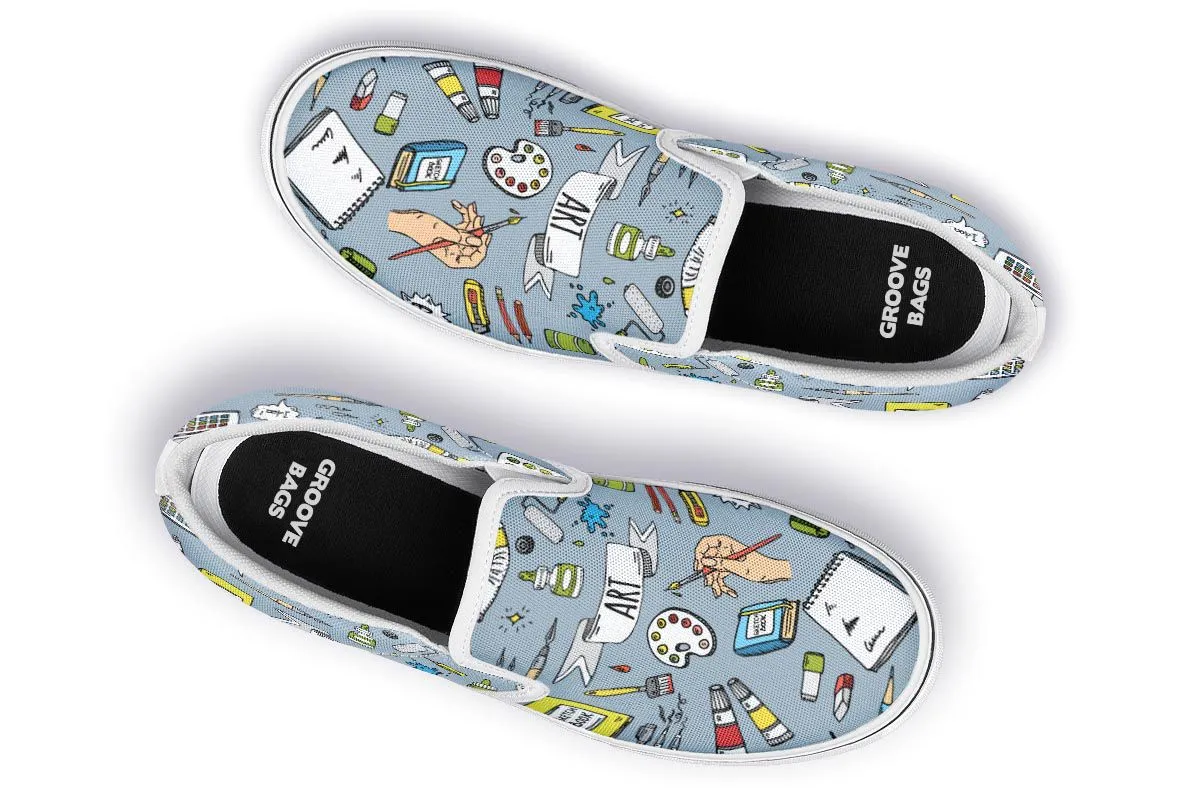 Fine Art Slip-On Shoes