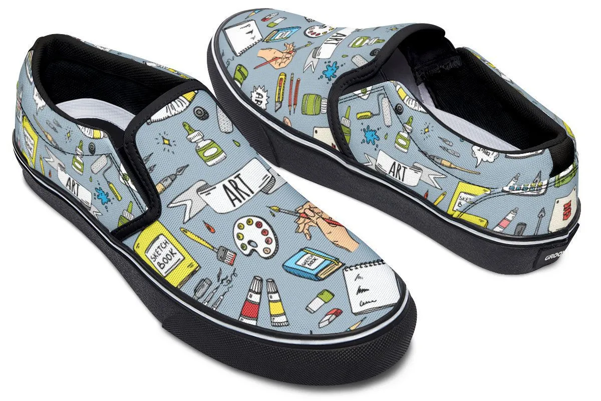 Fine Art Slip-On Shoes