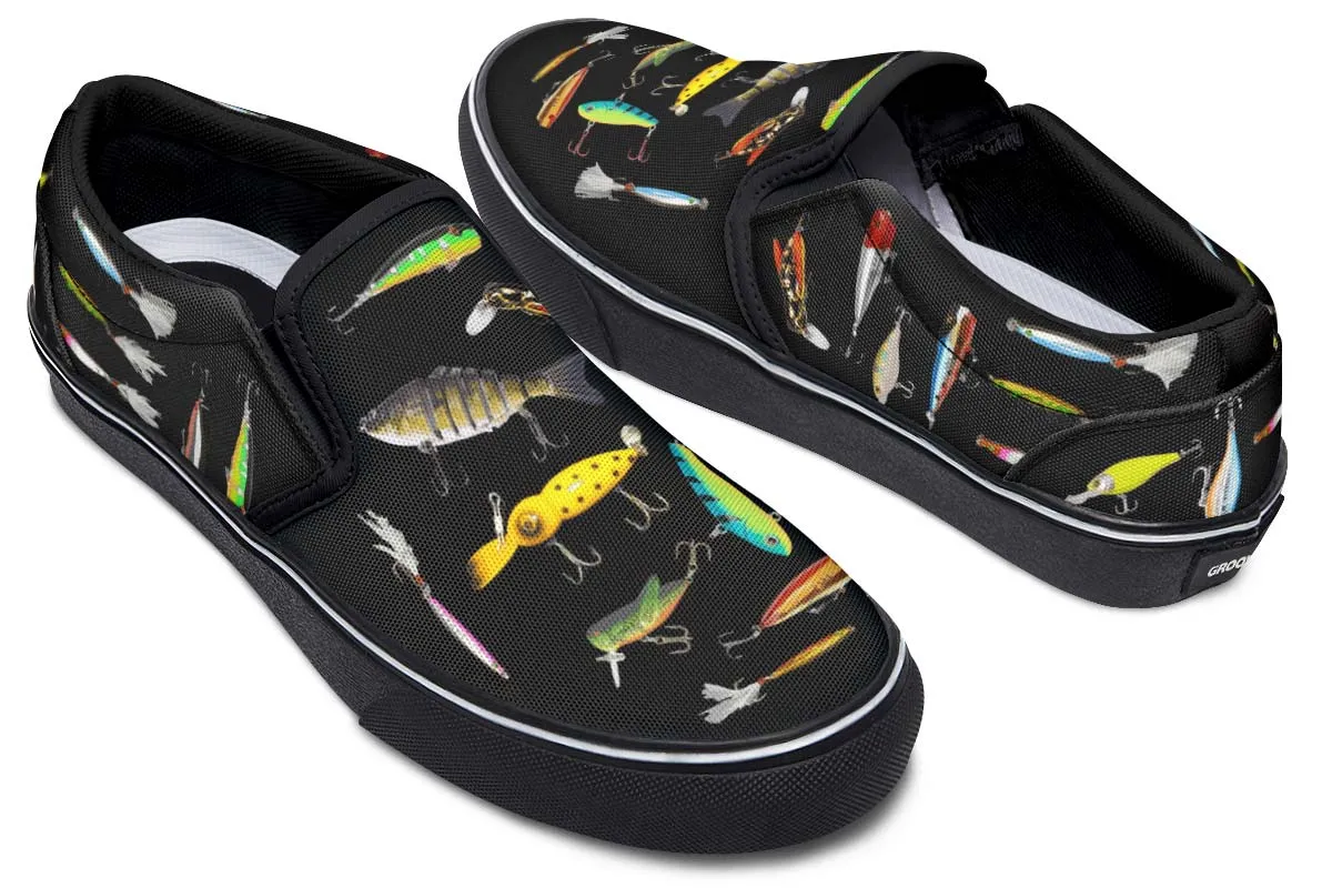 Fishing Lures Slip-On Shoes