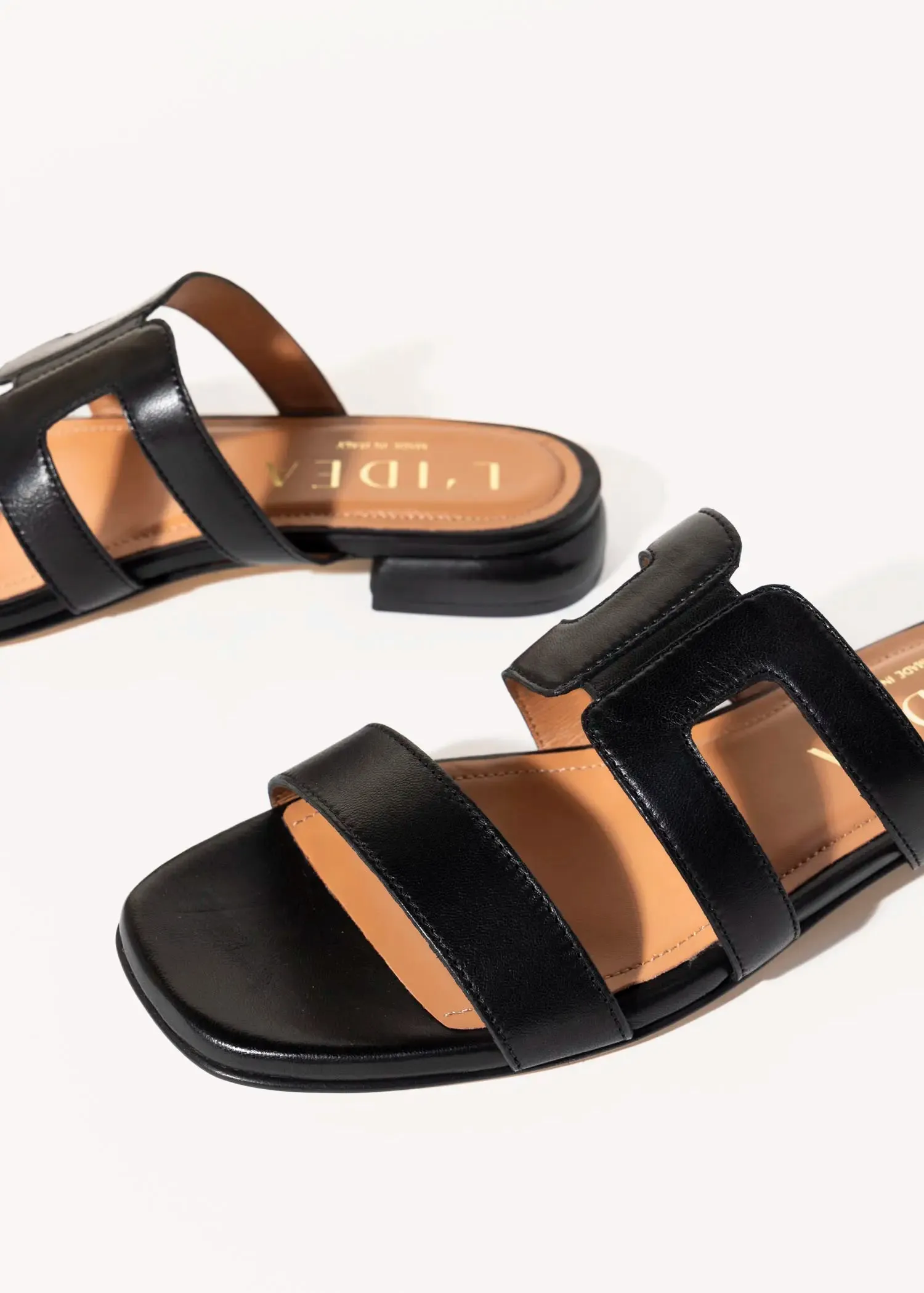 Flat Leather Sandal