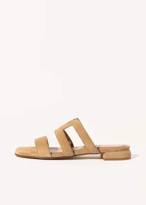 Flat Suede Sandal
