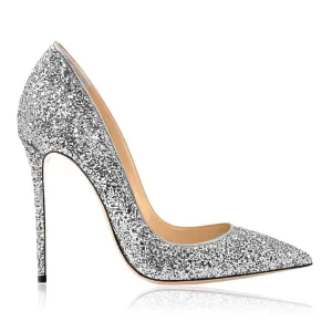 FLOR GLITTER SILVER