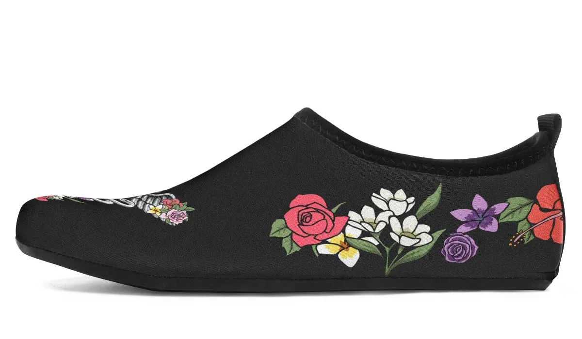 Floral Anatomy Caduceus Aqua Barefoot Shoes