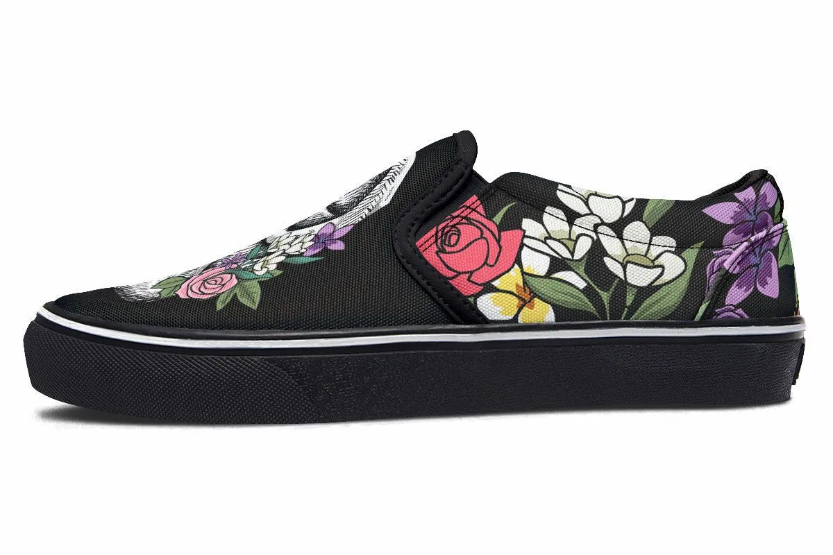 Floral Anatomy Ear Slip-On Shoes