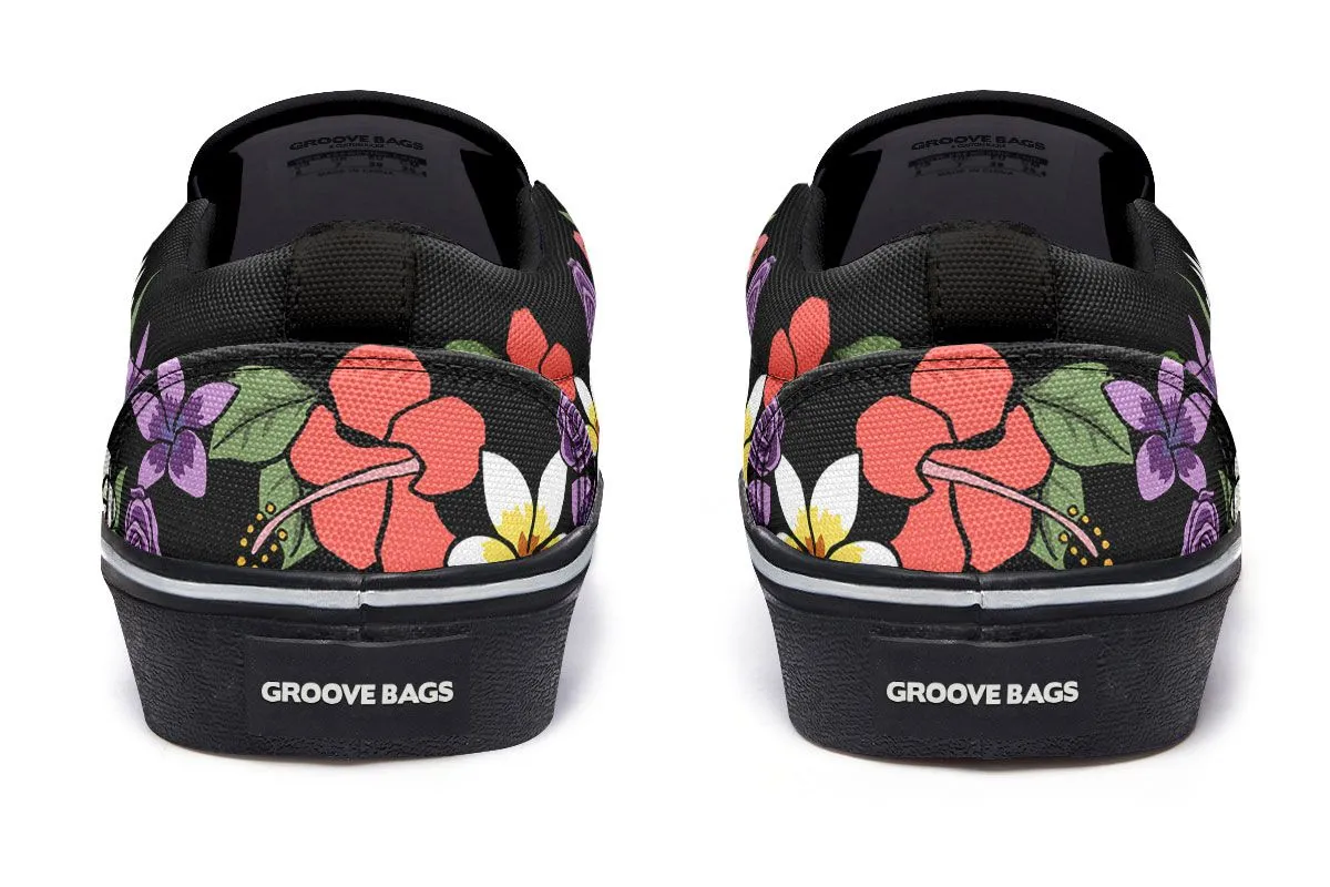 Floral Anatomy Lungs Slip-On Shoes