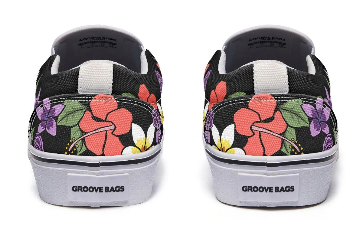 Floral Anatomy Lungs Slip-On Shoes