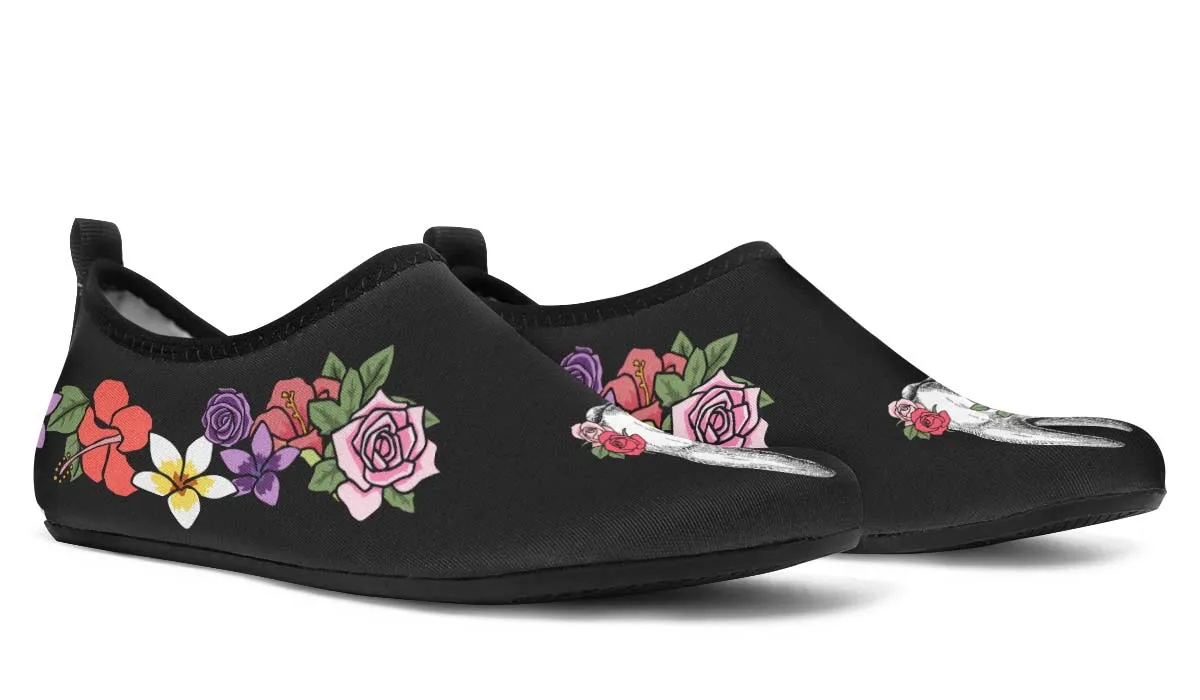 Floral Anatomy Tooth Aqua Barefoot Shoes