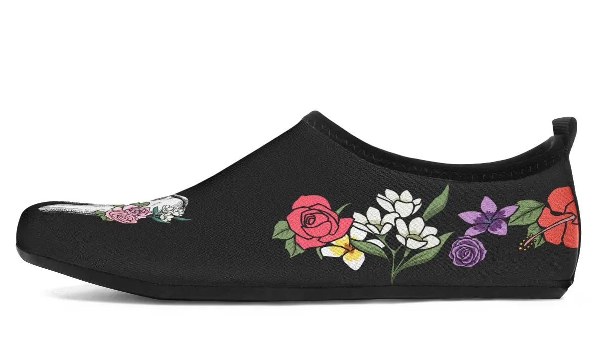 Floral Anatomy Tooth Aqua Barefoot Shoes
