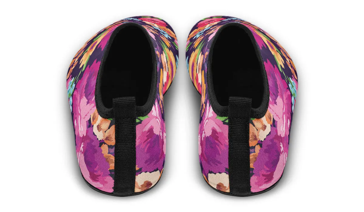 Floral Aqua Barefoot Shoes
