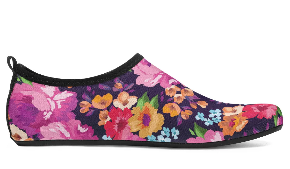 Floral Aqua Barefoot Shoes