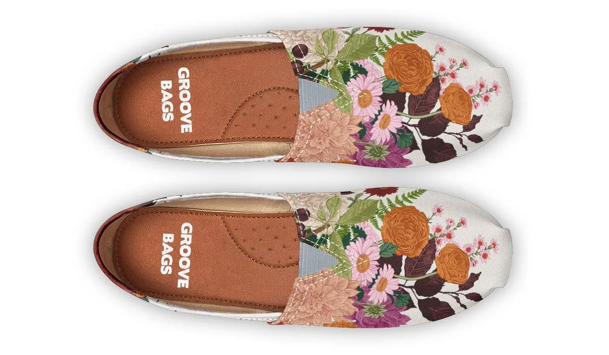 Floral Arrangement Casual Shoes