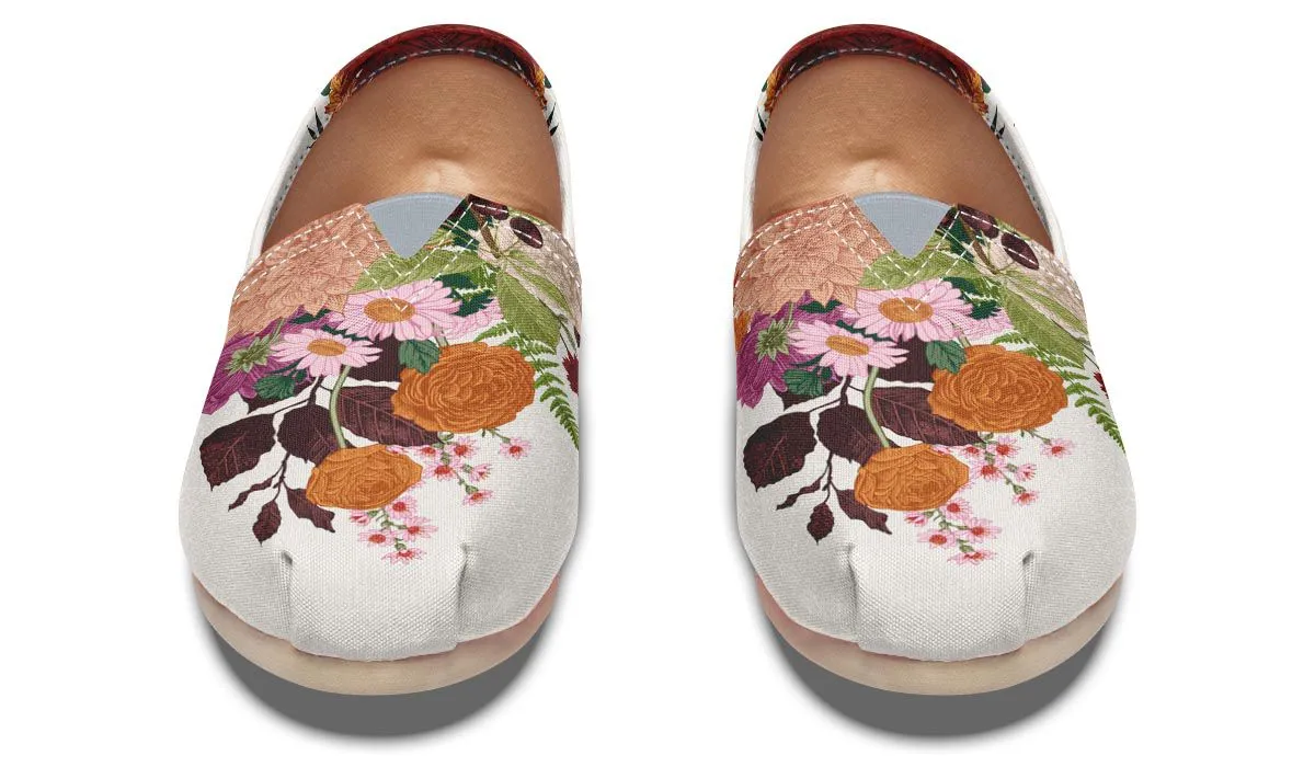 Floral Arrangement Casual Shoes