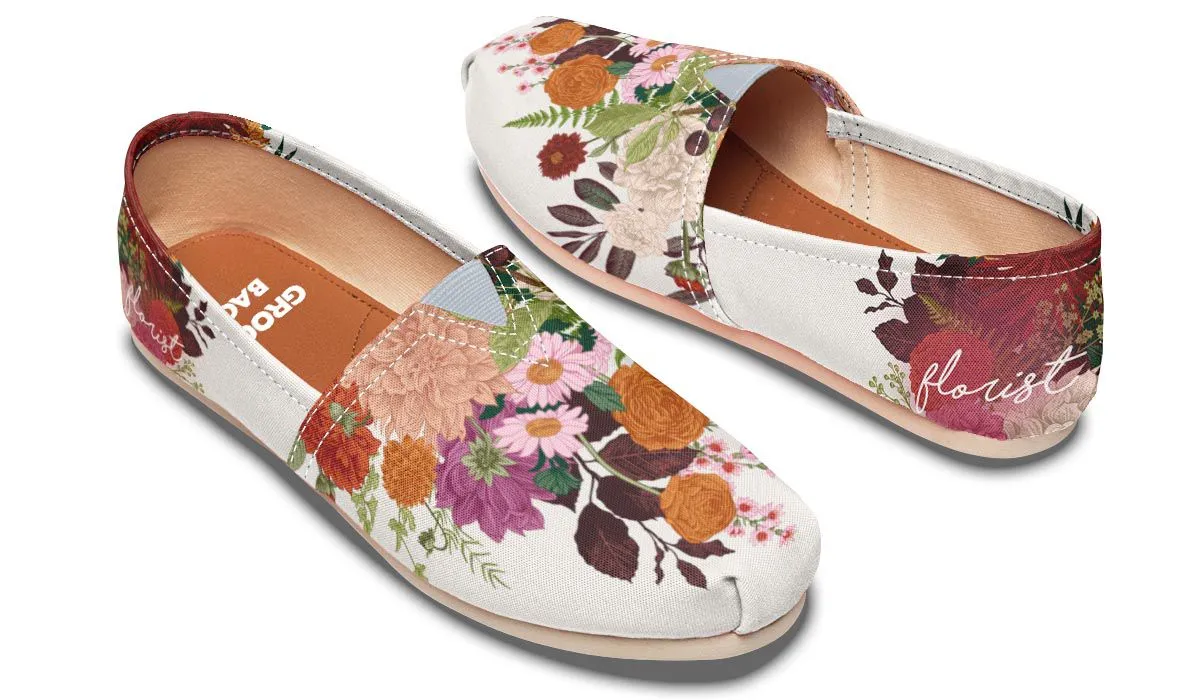 Floral Arrangement Casual Shoes