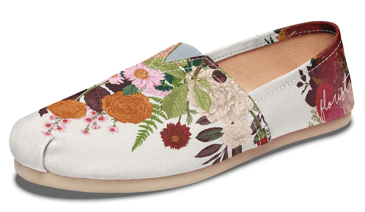 Floral Arrangement Casual Shoes