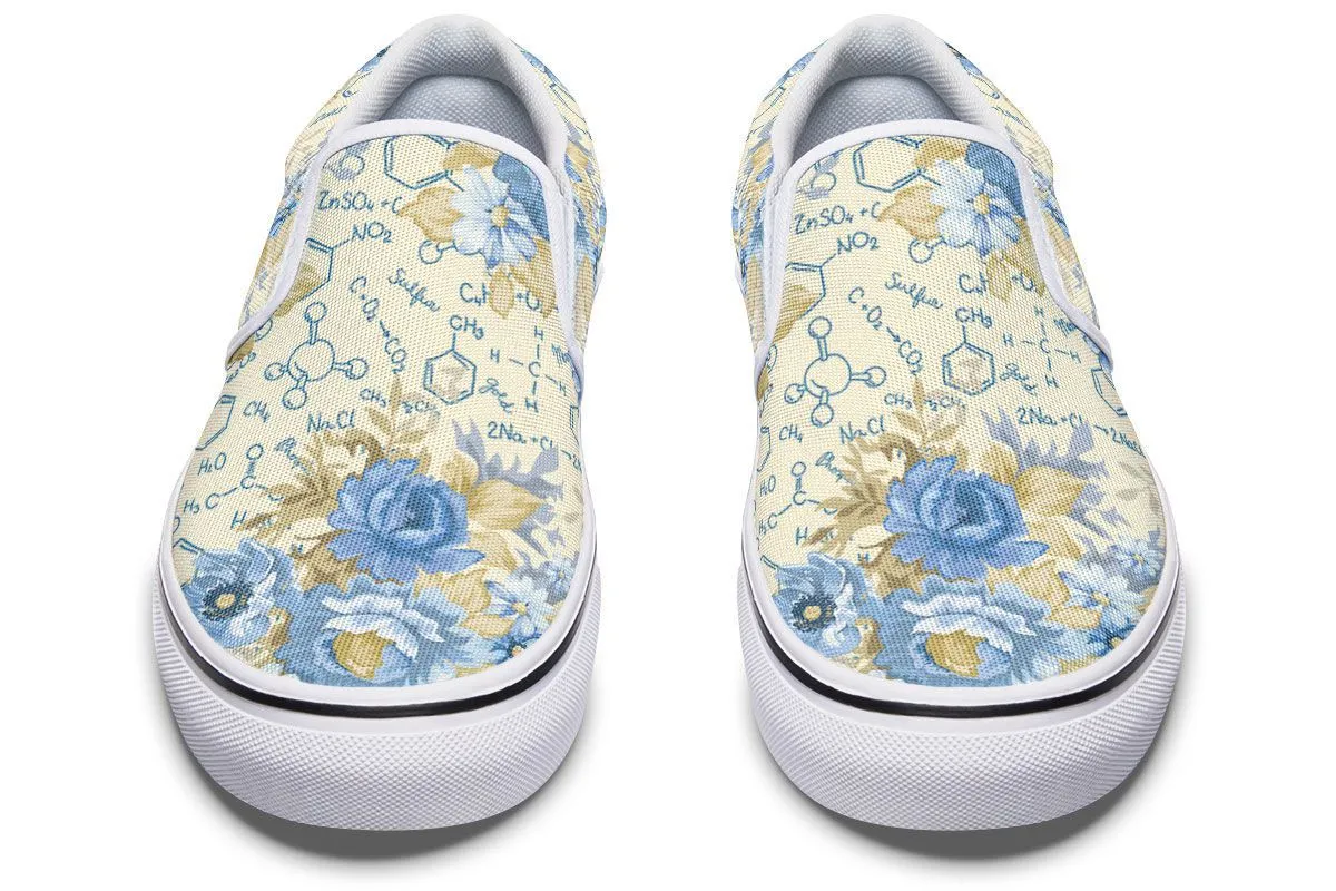 Floral Chemistry Slip-On Shoes