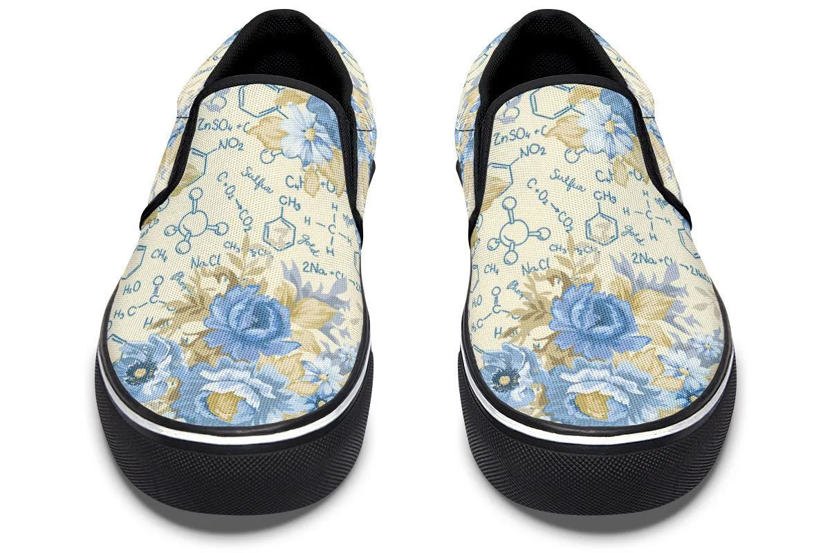 Floral Chemistry Slip-On Shoes