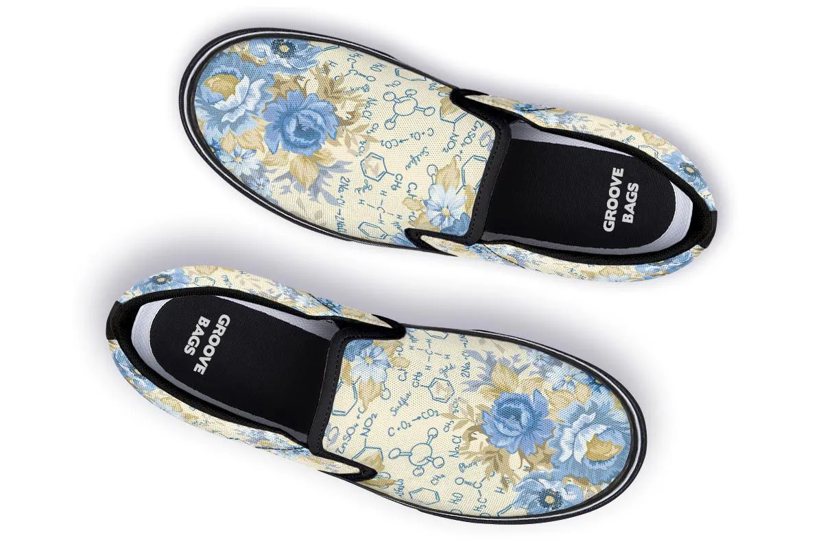 Floral Chemistry Slip-On Shoes