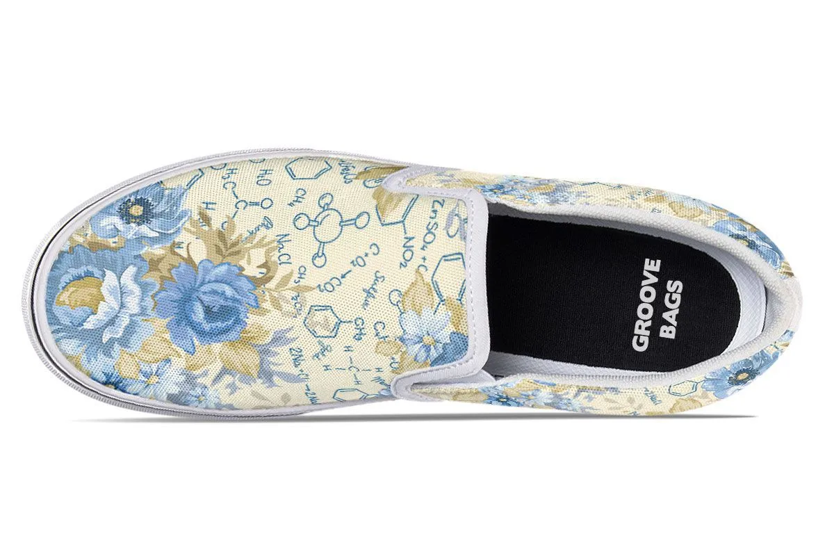 Floral Chemistry Slip-On Shoes