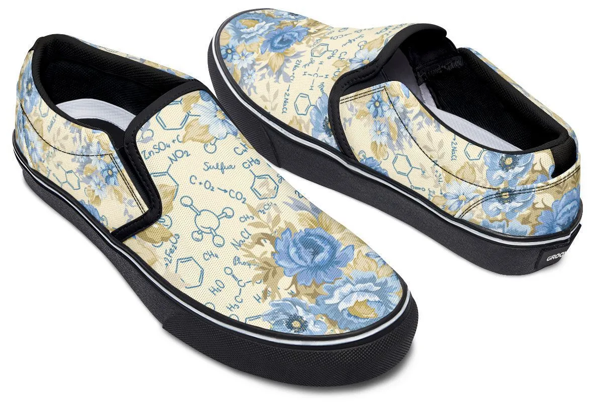 Floral Chemistry Slip-On Shoes