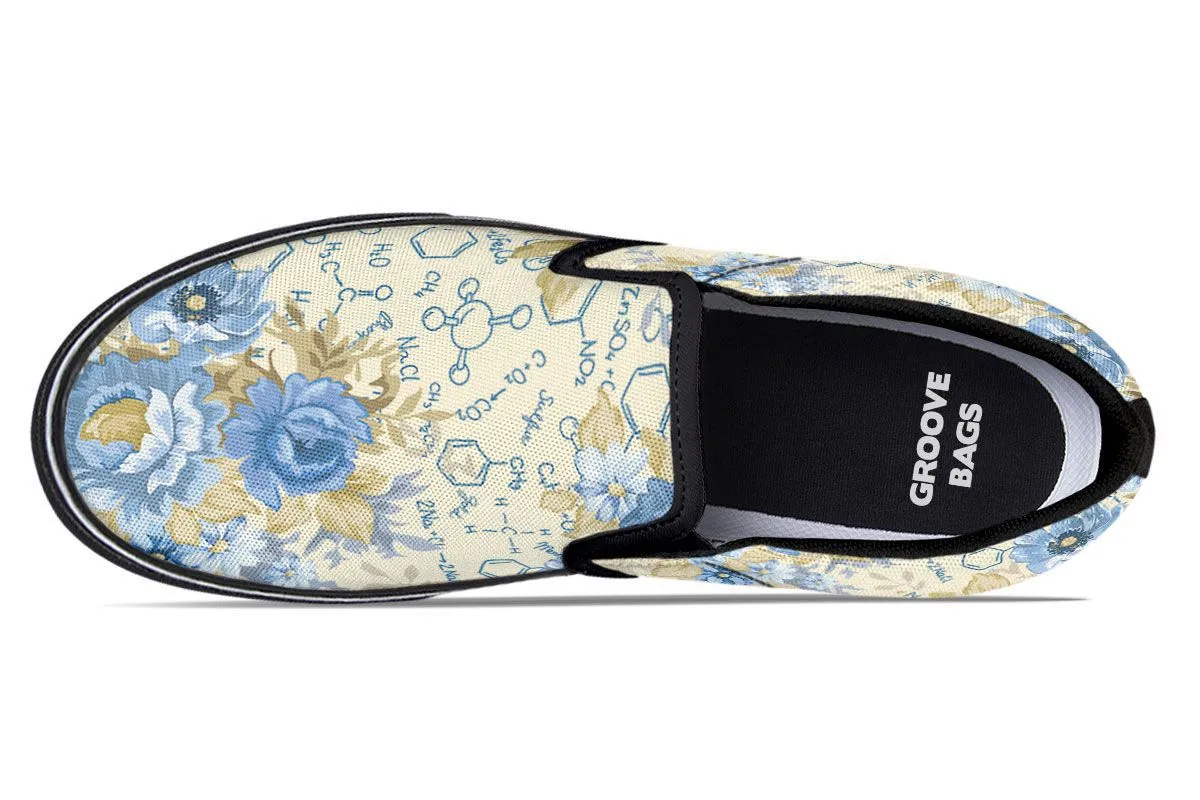 Floral Chemistry Slip-On Shoes