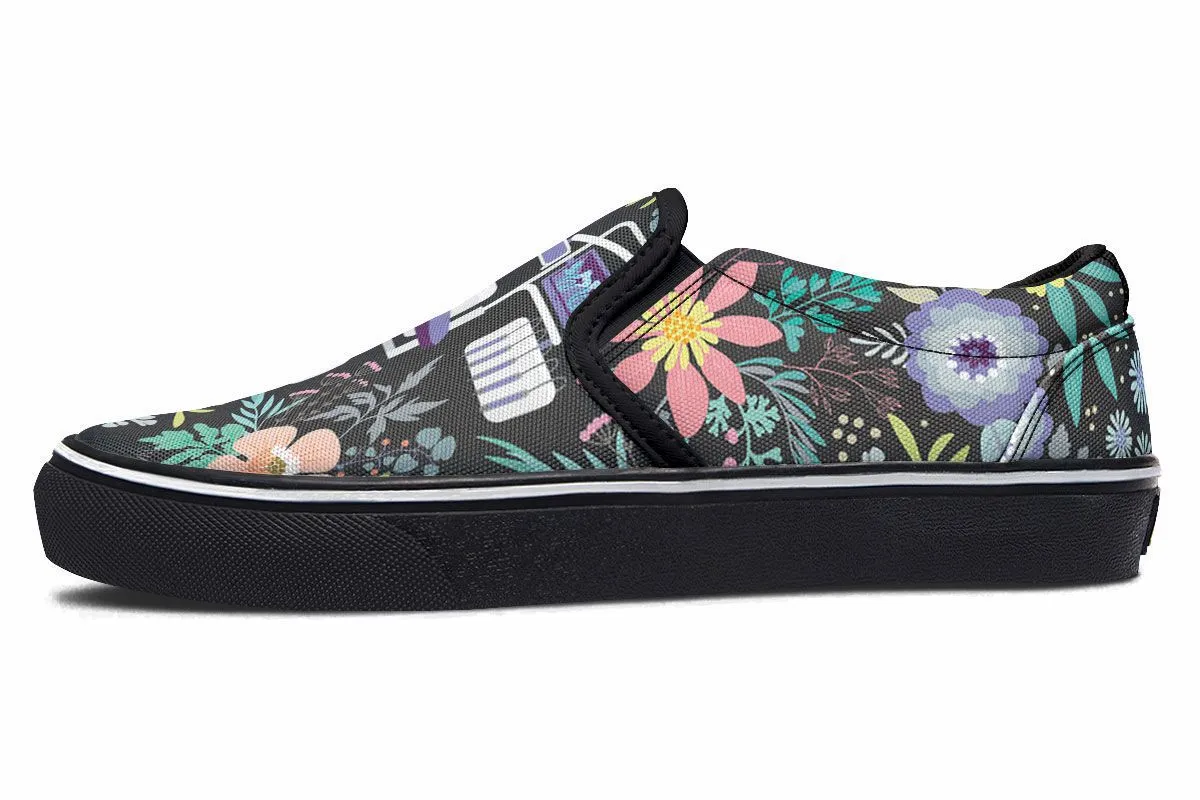 Floral Dentist Office Slip-On Shoes