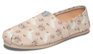 Floral Duck Pattern Casual Shoes
