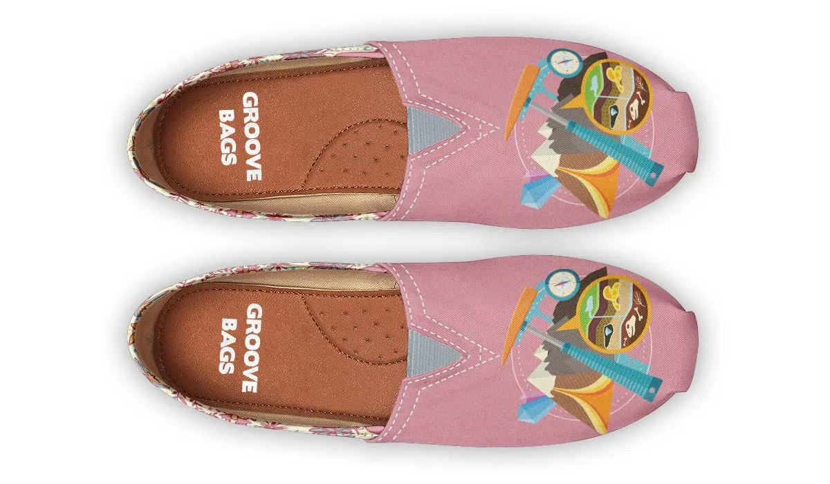 Floral Geology Casual Shoes