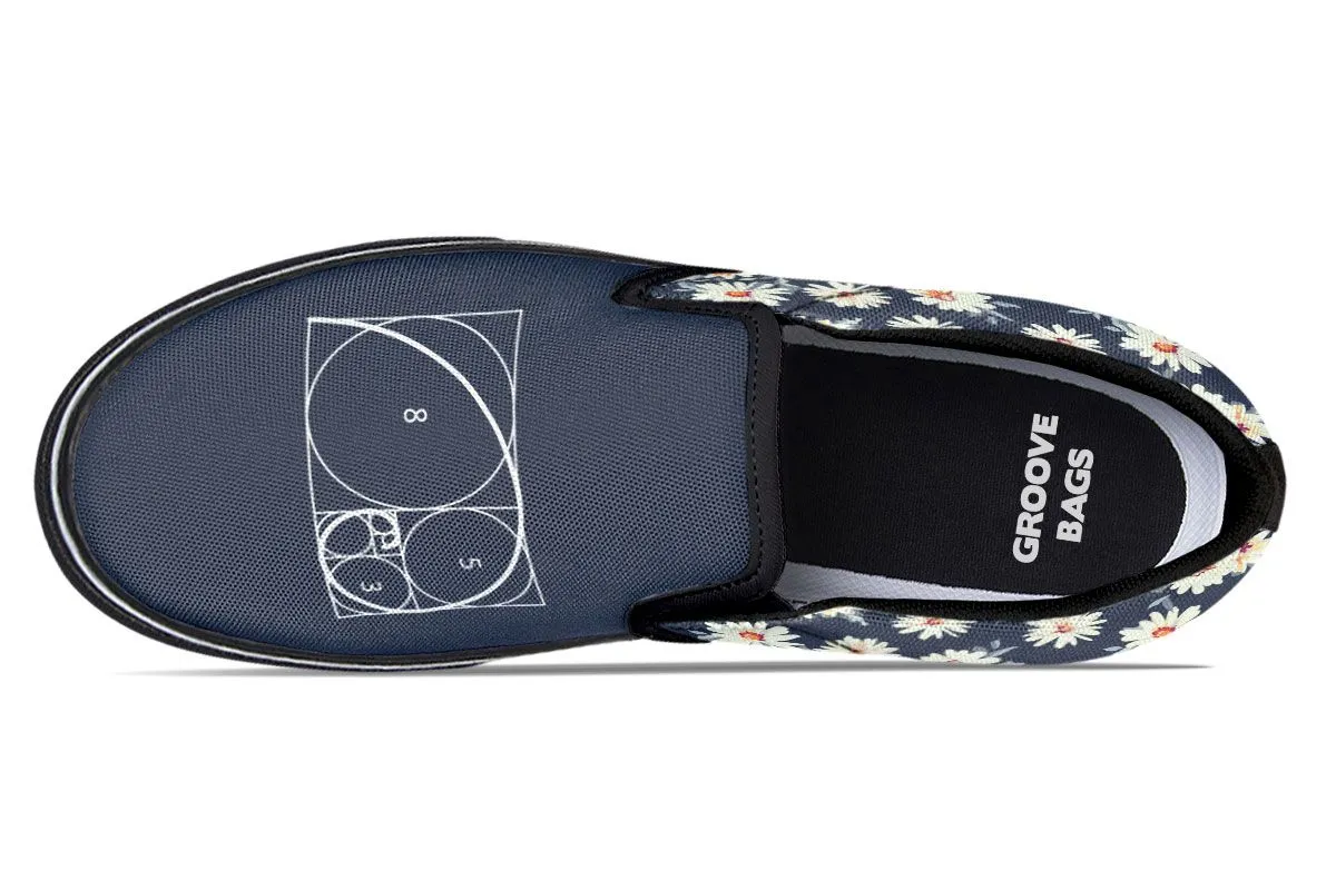 Floral Golden Ratio Slip-On Shoes