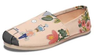 Floral Hair Dresser Casual Shoes