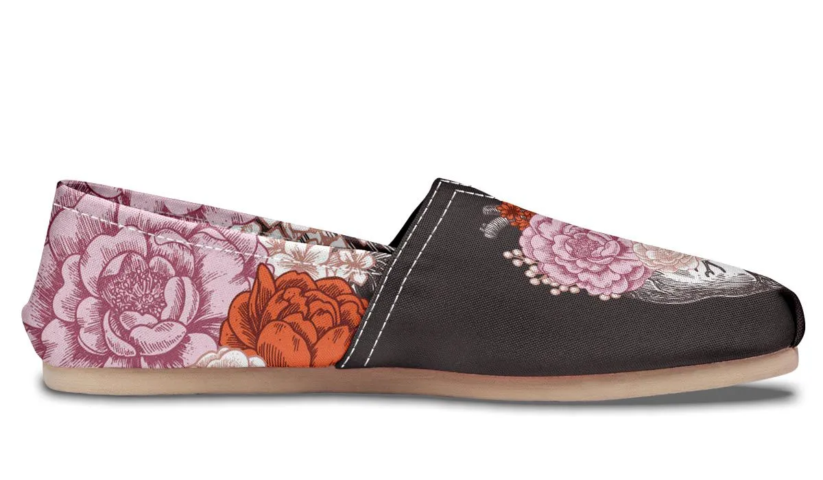 Floral Heart Casual Shoes