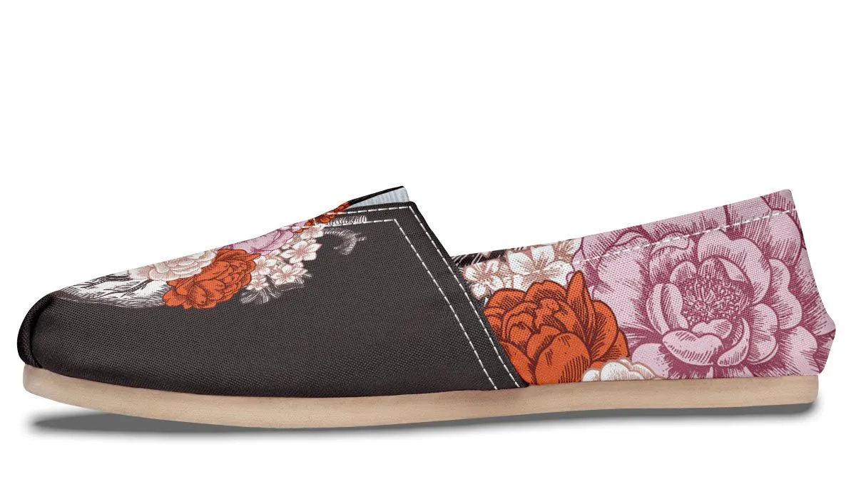 Floral Heart Casual Shoes
