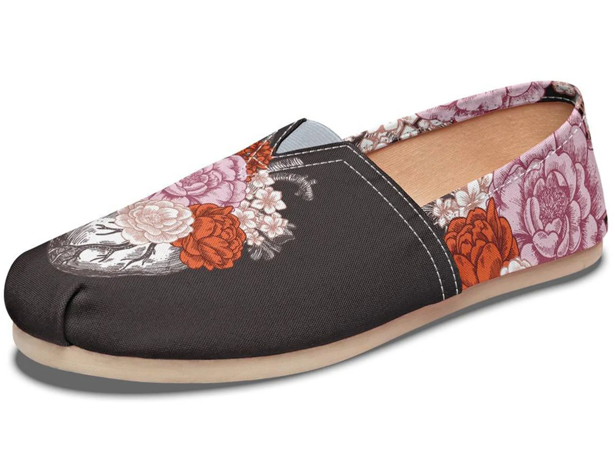 Floral Heart Casual Shoes