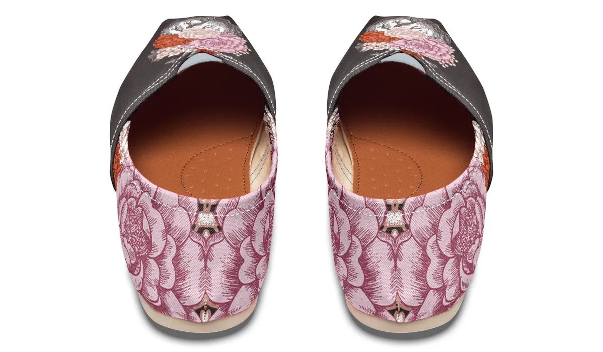 Floral Heart Casual Shoes